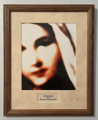 Limited Edition framed ORIGINAL MIRACULOUS PHOTOGRAPH of the front cover of Medjugorje the Message