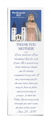 Medjugorje 40th Anniversary Bookmark
